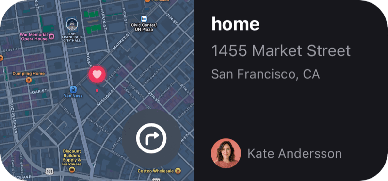 Address Widget