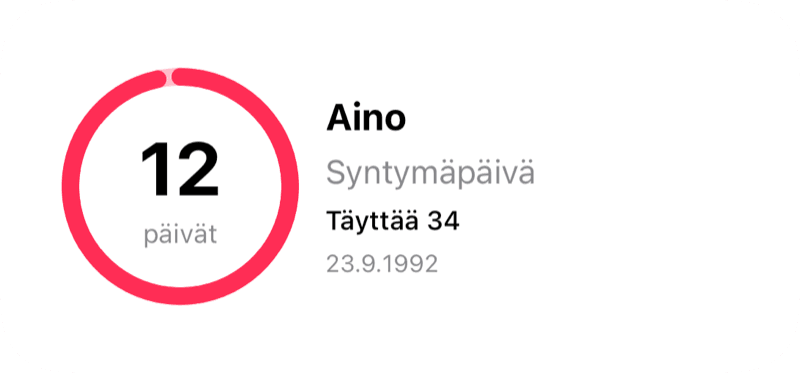 Lähtölaskentawidgetti